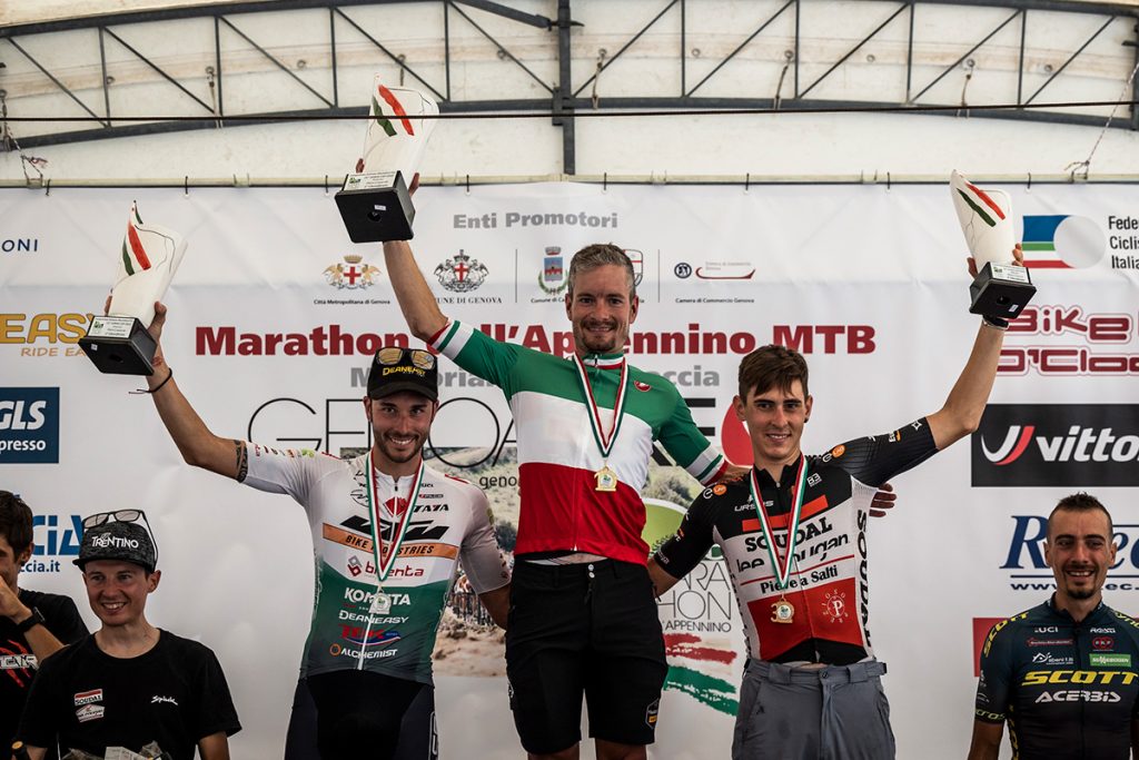 Fabian Rabensteiner campione italiano 2022 podio